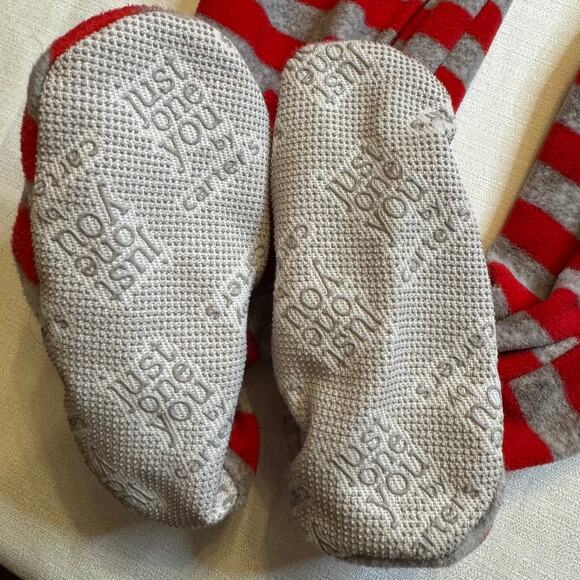 Just One You Made By Carter's Footie Pajamas Striped Santa Claus Christmas Sz 2T - Picture 4 of 5